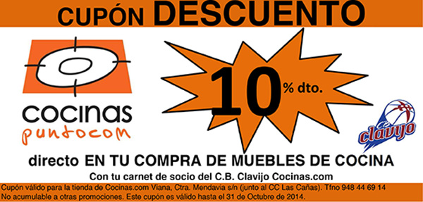 Cupon descuento en Cocinas.com del 10%