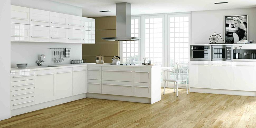 Modelo de cocina blanca Cocinas.com