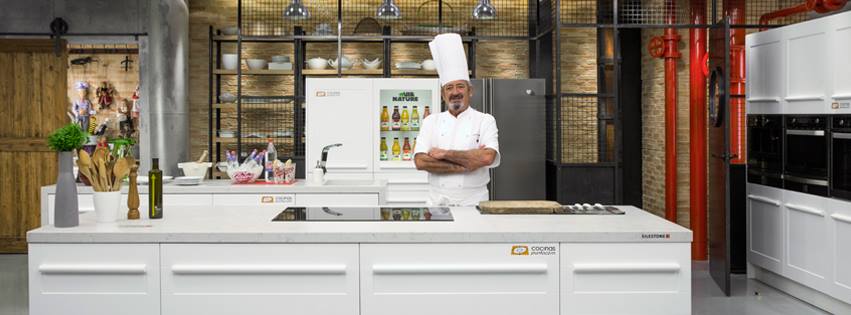karlos arguiñano en la cocina de cocinas puntocom