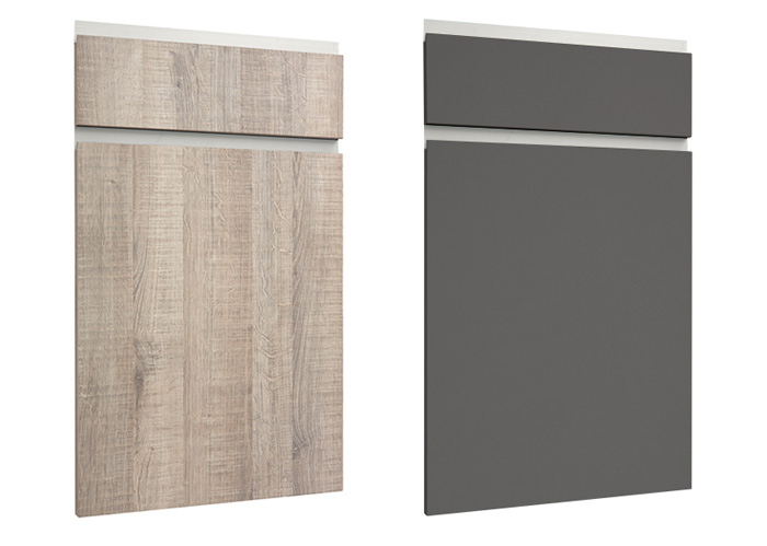 modelos de puerta tahon laminado roble gris y maxximatt grafito