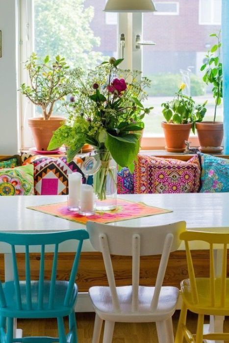 Cocinas de estilo Boho Chic