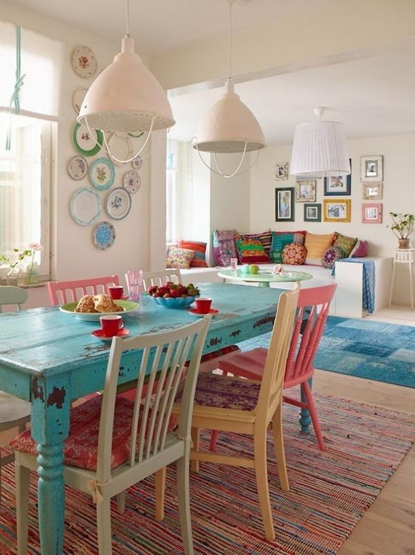 Cocinas de estilo Boho Chic