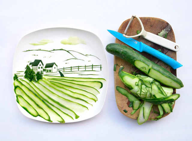 Hong Yi: Arte con comida