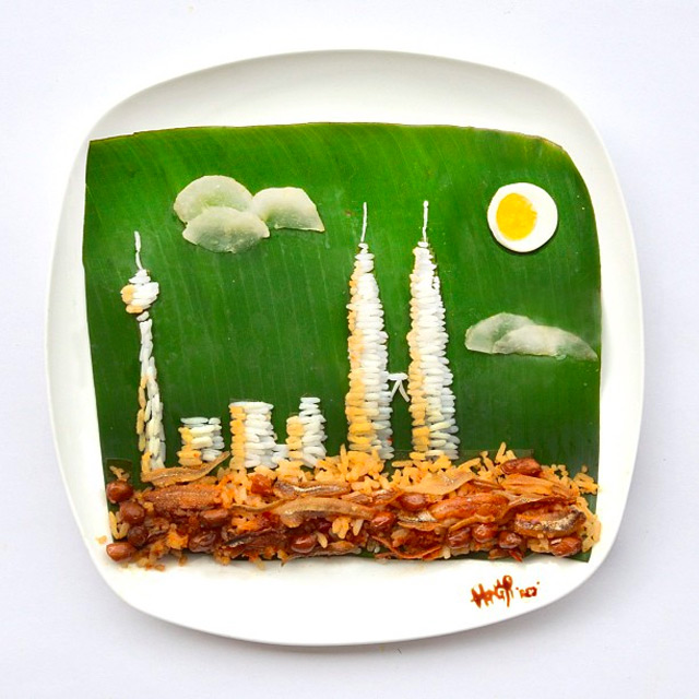 Hong Yi: Arte con comida